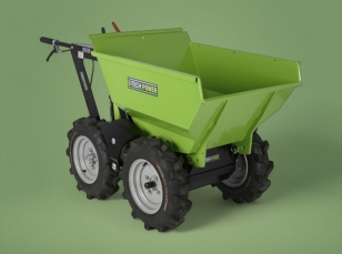 Battery powered wheelbarrows